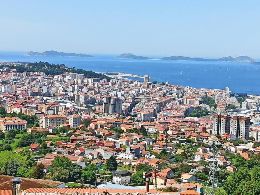 Acogedora Casa Con Vistas Panoramicas De Vigo Villa Dış mekan fotoğraf